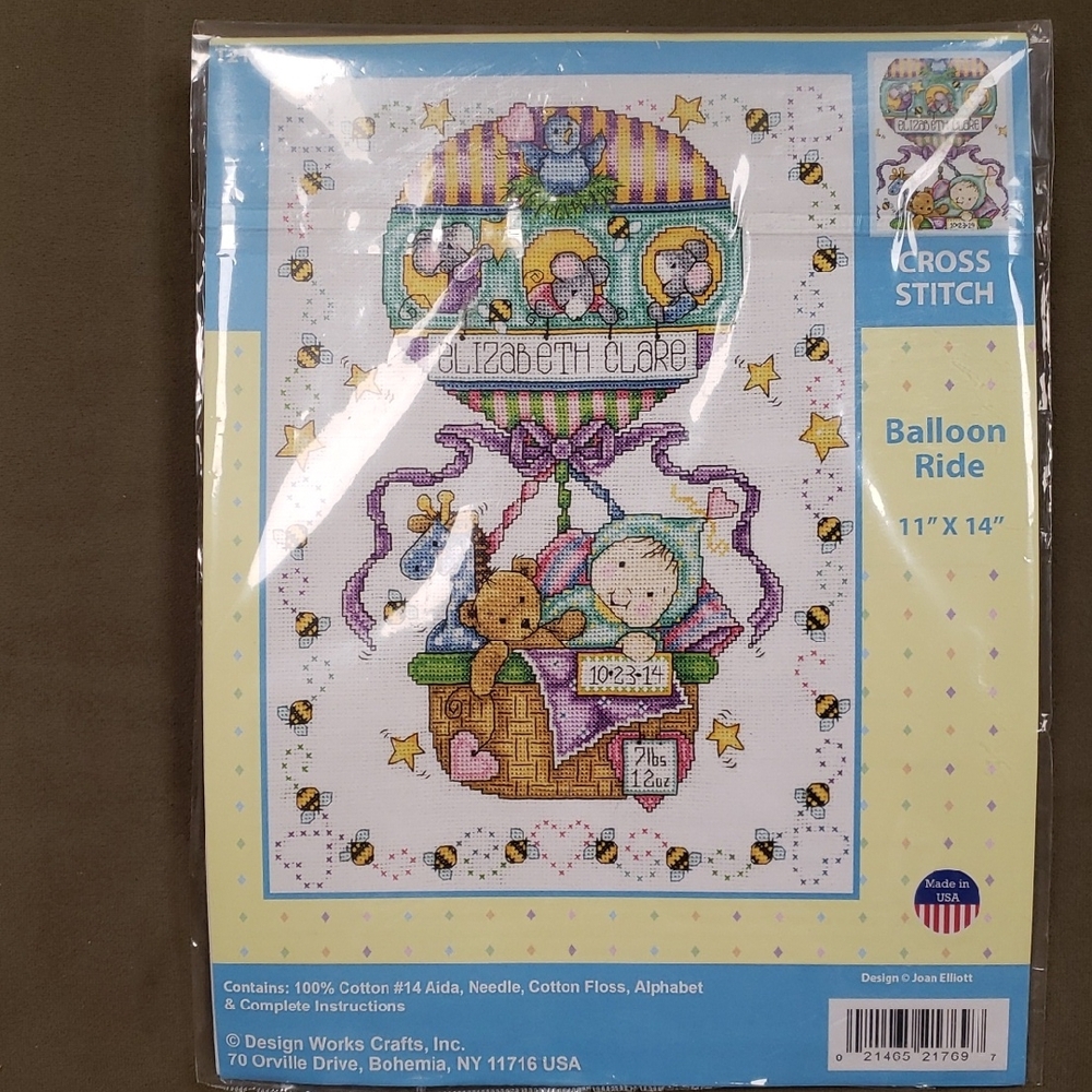 Balloon Ride Cross Stitch Kit